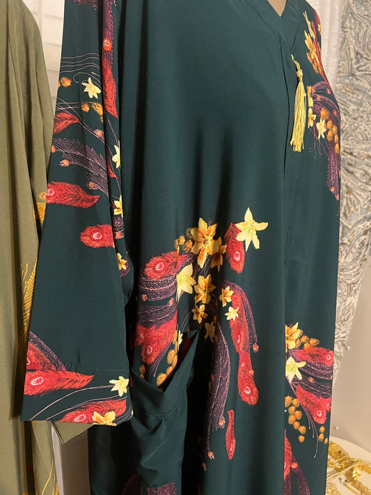 Elegant Floral rasp– Lightweight & Flowing Fabric