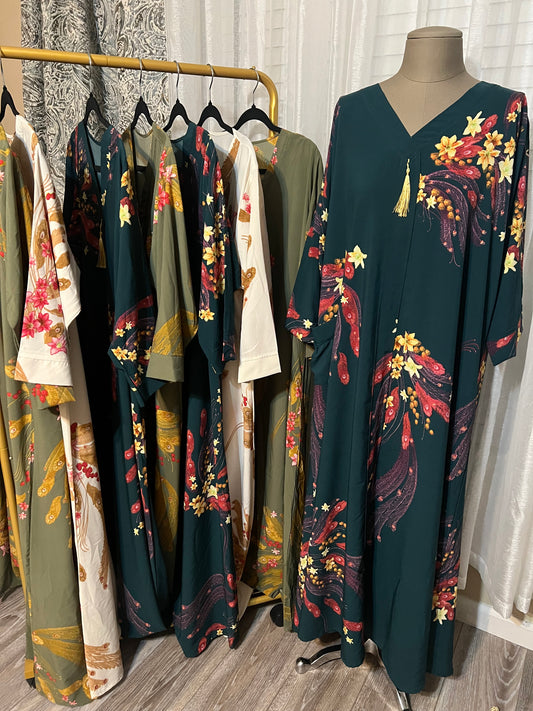 Elegant Floral rasp– Lightweight & Flowing Fabric